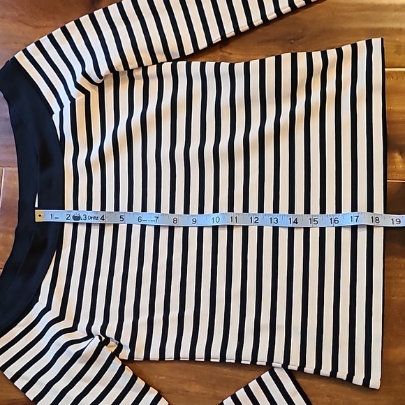 L.K. Bennett Karolyn Stripe Off-the-shoulder Top - Picture 4 of 9